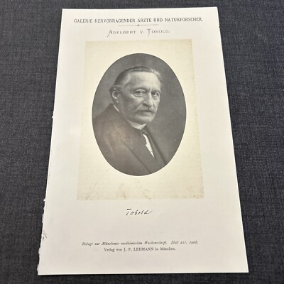 Galerie hervorragender Ärzte und Naturforscher 221 Adelbert v. Tobold