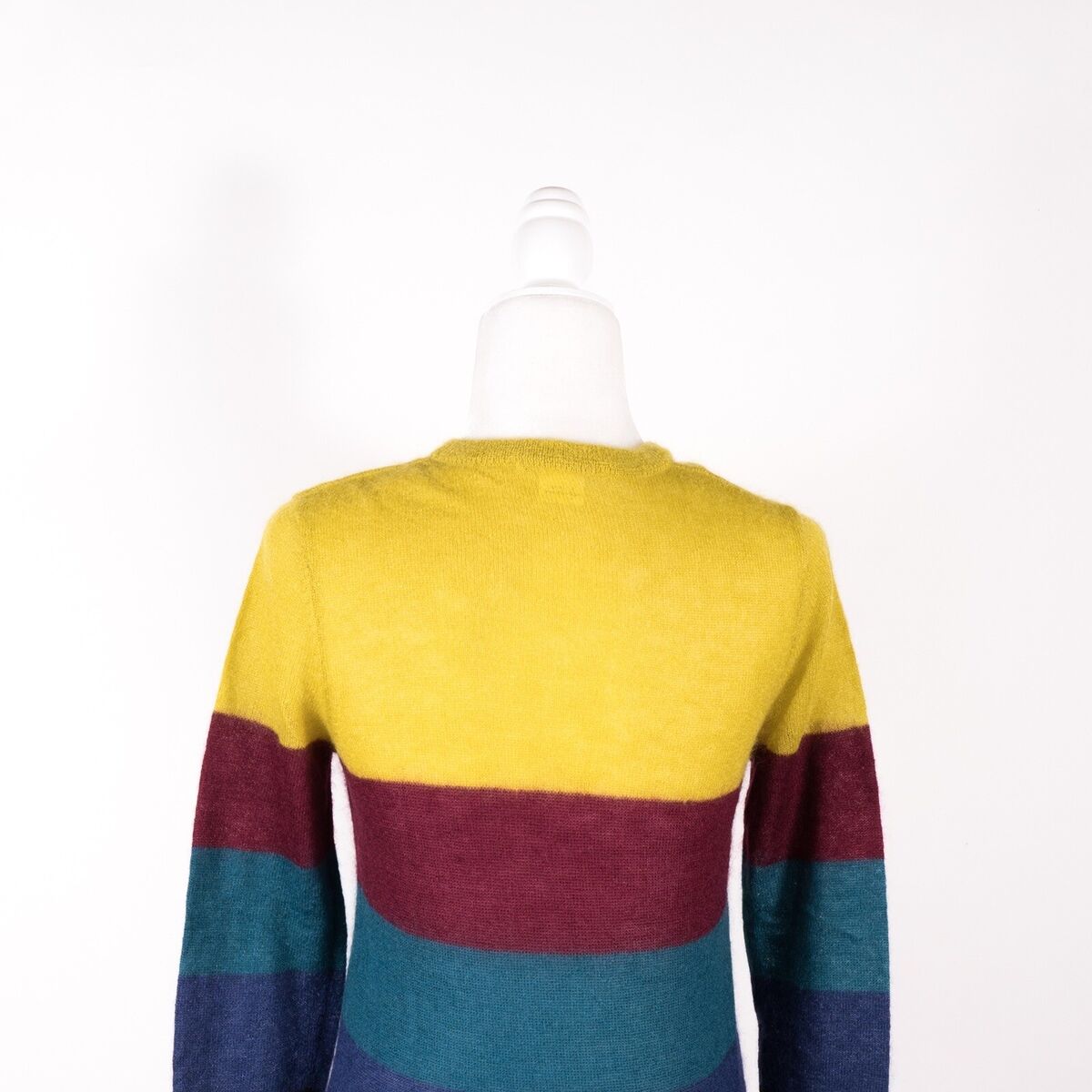 CARVEN Destroyed Superkid Mohair-Blend Sweater Pullover Crew