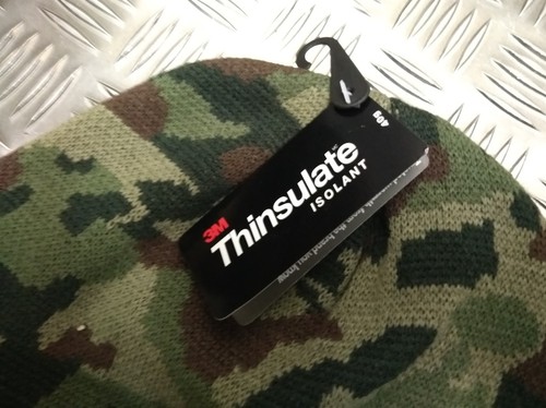 Sombrero Gorro Thinsulate Thinsulate Woodland Digital Camuflaje Muy Cálido - Talla Única - Nuevo - Imagen 3 de 8