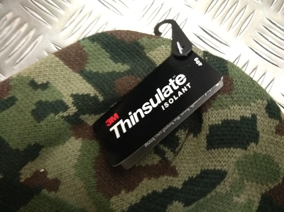 Gorro Woodland Digital Camuflaje 3M Thinsulate Muy Cálido - Talla Única - Nuevo Foto 3 de 4