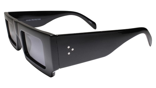 Rectangular Thick Frame Sunglass The Perfect Fusion of Classic and Street Style - Picture 3 of 3
