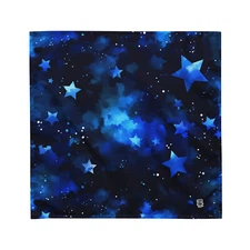 Curious Things - Blue & Black Star Bandanna 1
