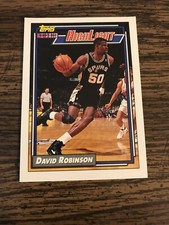 David Robinson, San Antonio Spurs, 1991-92 Topps Highlight #4