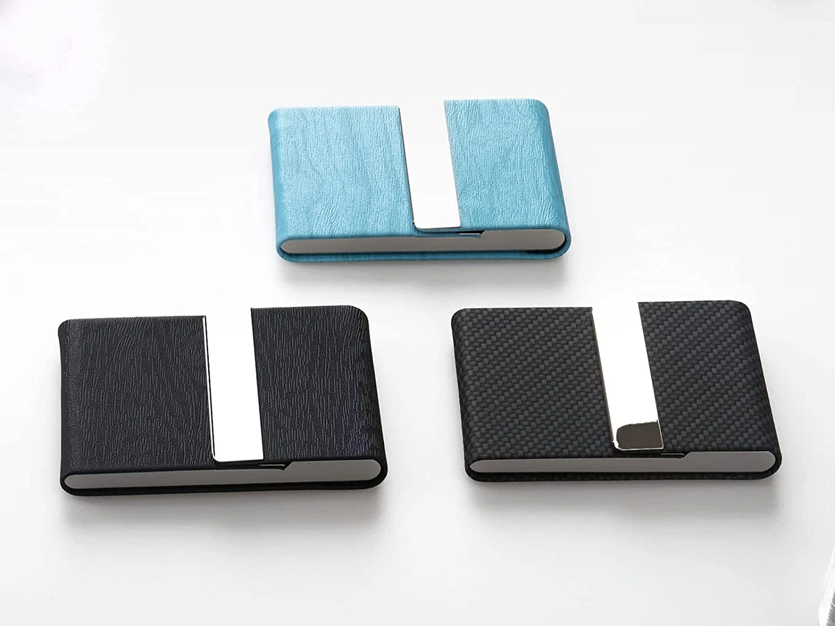 Metal Tarjetero Billetera Para Hombre Y Cartera Mujier De Guardar