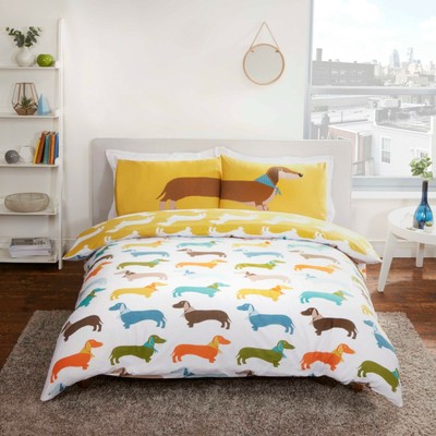 weiner dog comforter
