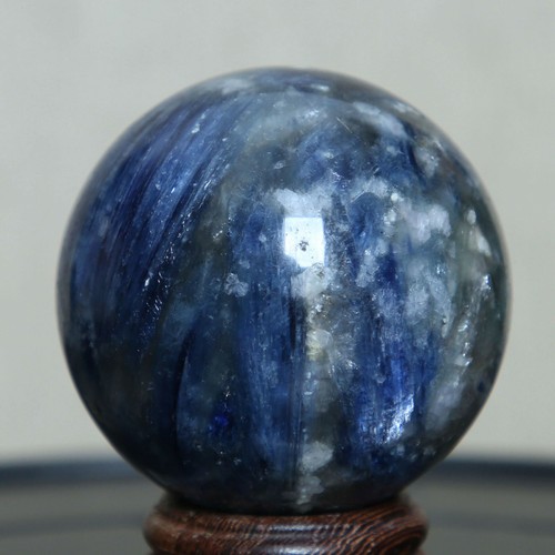 B6270-54mm-272g Natural kyanite ball quartz crystal sphere crystal healing - Picture 3 of 12