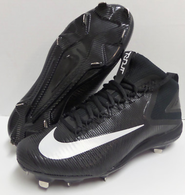 Mens Force Zoom Mike Trout 3 Metal Baseball Cleats Size 11 856503-011 Nike Zoom Mike Trout 3 Black Mid Top Metal Baseball Cleats  main image 3