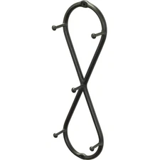 Vertical Infinity Key Rack | Wall Mounted Hanger | Wrought Iron RTZEN Handmade