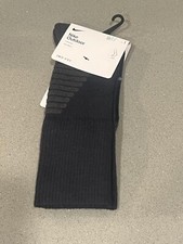 NEW NIKE OUTDOOR WOOL BLEND CREW SOCKS GREY/BLACK MEN 6-8 WMN 6-10 MRSP 24