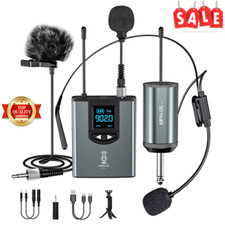 Microfonos Profesionales Inalambricos Professional Recargables Diadema Estudio