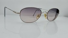 Vintage Vogue VO3240 Silver Metal Oval Half-Rim Sunglasses FRAMES ONLY Italy