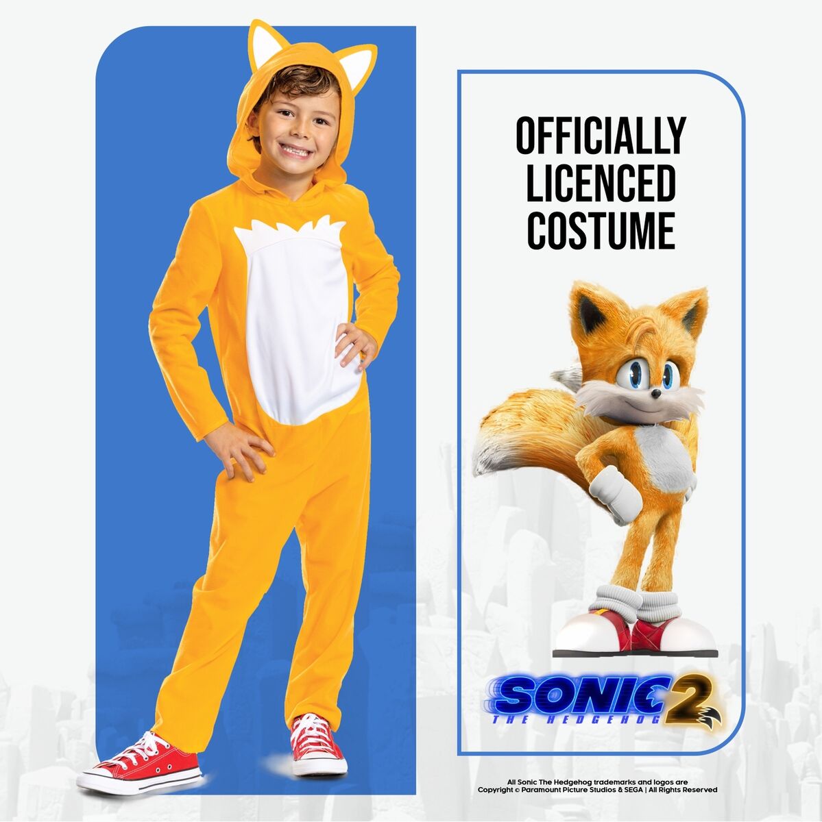 Spirit Halloween Disfraz de Sonic the Eedgehog para niños