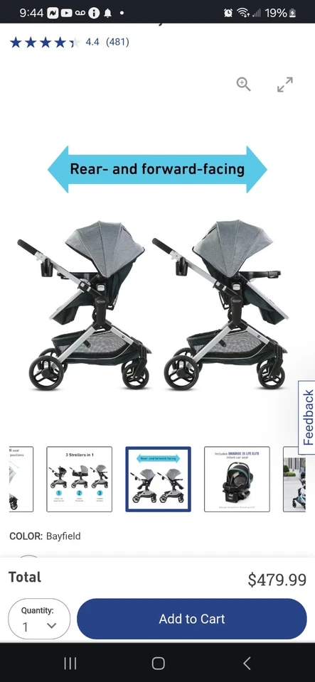 graco modes nest travel system - Image 4 of 4