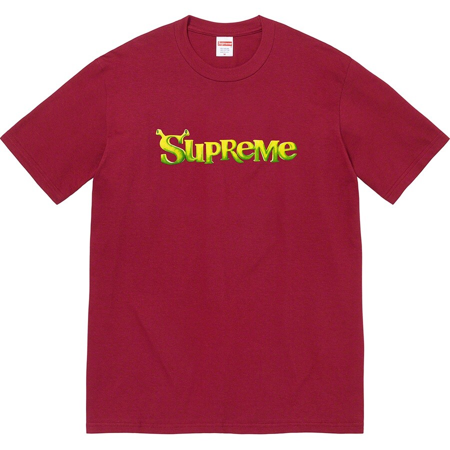 Supreme ShrekTシャツ 21FW Supreme 21FW Shrek Tee Cardinal S in Hand | eBay