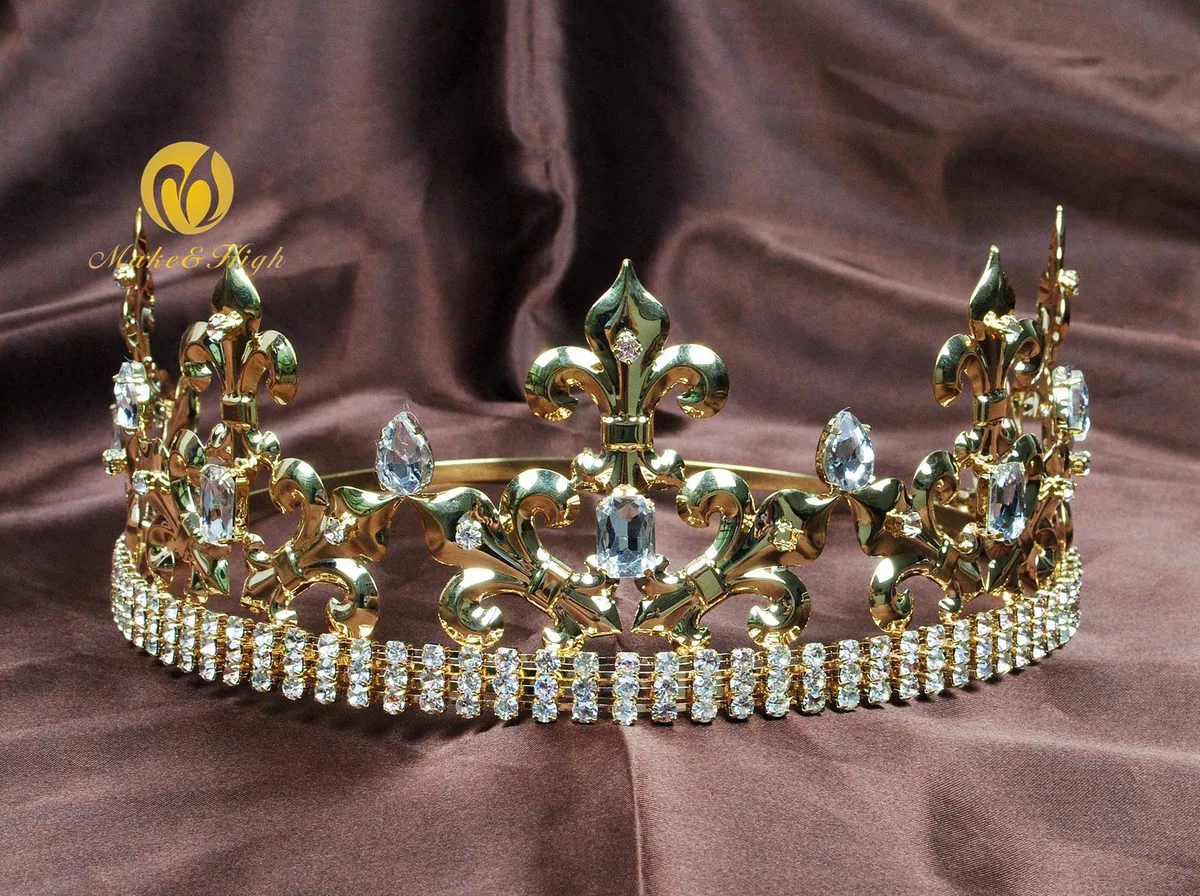 Gold diamond sale tiara