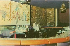 Peacock Lounge at Red Raven Motel Harmar PA Near Pittsburgh Postcard