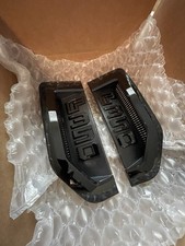 Gloss Black Fender Badges Compatible w/ 2017-2022 F350 Super Duty Emblems Pair