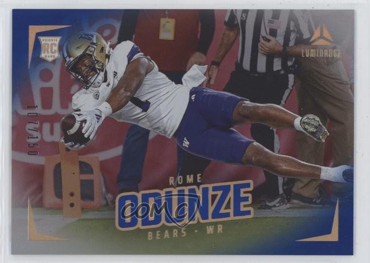 2024 Panini Luminance Rookies Blue 107/150 Rome Odunze #185 Rookie RC 1g1q