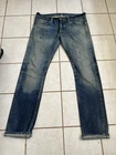 FABRIC-BRAND & CO. Japan SELVEDGE SLIM FIT Button Fly Jeans 34x34 #FB02-IRON