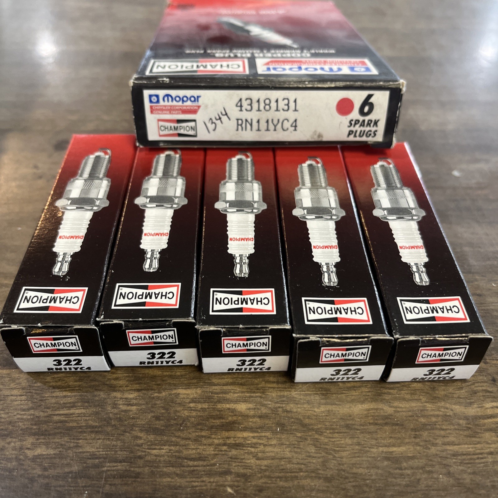 6pcs Champion Copper Plus Spark Plugs RN11YC4
