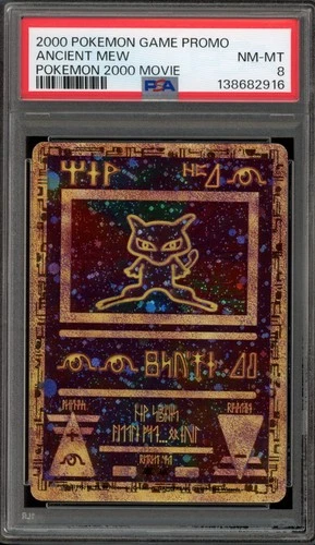 Pokemon Ancient Mew Movie 2000 Promo PSA 8