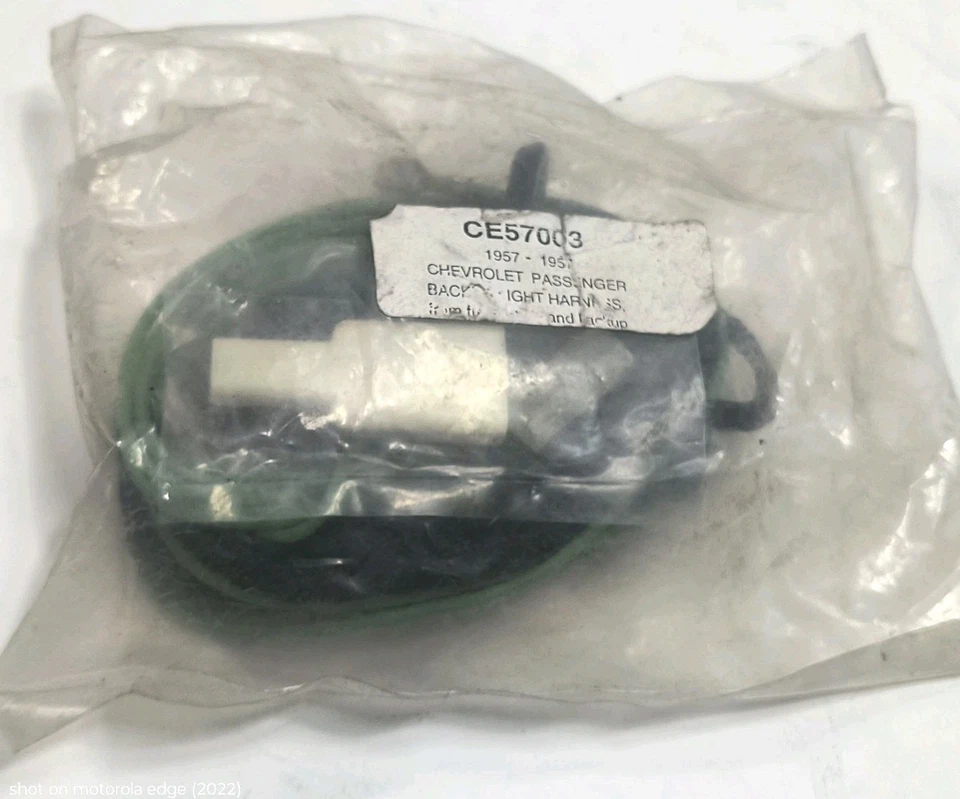 57 1957 Chevy Back Up Reverse Light Wiring Harness with Connectors #CE57003 - Image 2 of 4