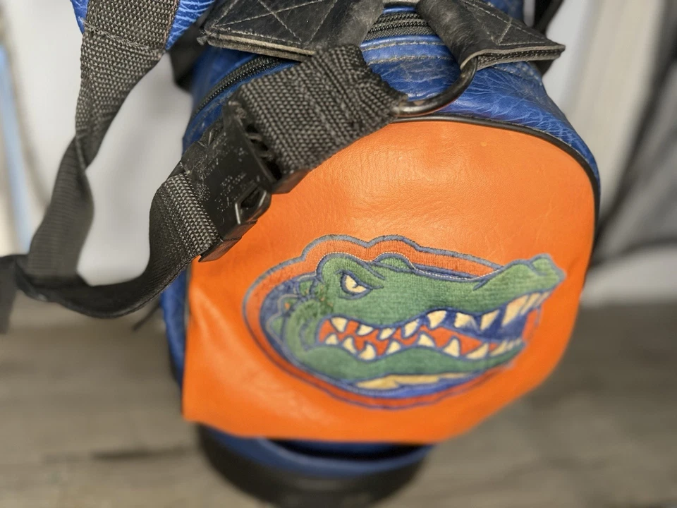 Bolsa de golf Bushwhacker deportiva vintage Belding naranja azul Florida Gators llevar Foto 4 de 4