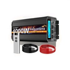 4000 Watt Power Inverter 12V DC to 110V 120V Converter Type-C Ports 3 AC...