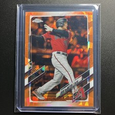 2021 Topps Chrome Update Sapphire Edition - Josh VanMeter #US32 Orange #/25