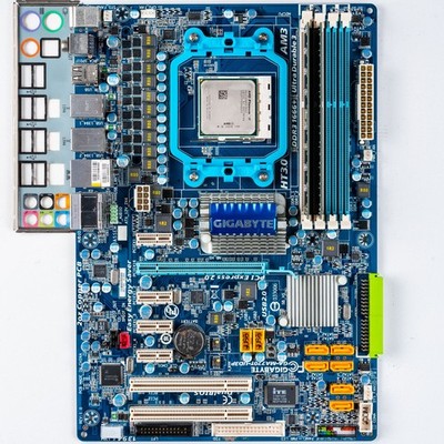 Gigabyte GA-MA770T-UD3P AM3 ATX Motherboard DDR3 AMD Phenom II Windows 7 Gaming