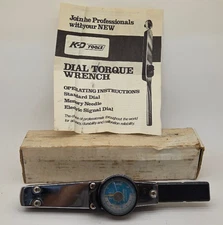 K-D Tools 2555 Memory Needle 3/8" Drive Dial Torque Wrench 0-250 Inch lbs.