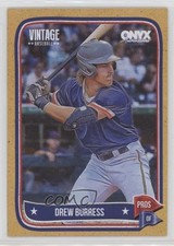 2024 Onyx Vintage Yellow Bordered /150 Drew Burress #OVDRBU 4z8
