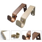  4 PCS Gardinenstangen Halterungen Zubehör Für Vorhangstangenhaken