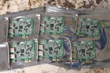  Lot of 6 Dell 0FWGJ8 USB 3.0 Dual-Port PCIe Low Profile Expansion Card U3N2-D