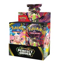 Pok mon Mega Evolution Perfect Order Booster Box Sealed ships 3-27 Preorder