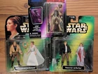 1997 1996 Kenner star wars action figures lot Princess Leia, Luke, Han, one new