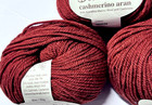 AUTUMN RED 3 50gr Skeins 294yd Debbie Bliss CASHMERINO Wool Acryl Cashmere YARN — photo 3