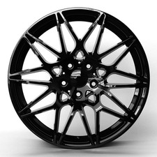 NEW SET OF 4 WHEELS 19" W709 GLOSS BLACK FITS BMW 3 4 5 SERIES Z3 Z4 SDRIVE