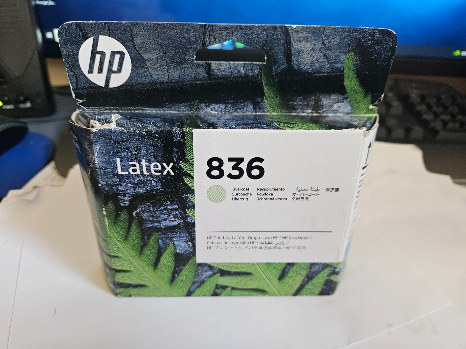 Genuine HP Latex 836 Printhead Overcoat Latex 700 800 Vat Inc