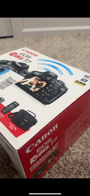 Canon EOS Rebel T7 24.1MP Digital Camera - Black (Kit with 18-55mm and 75-300mm