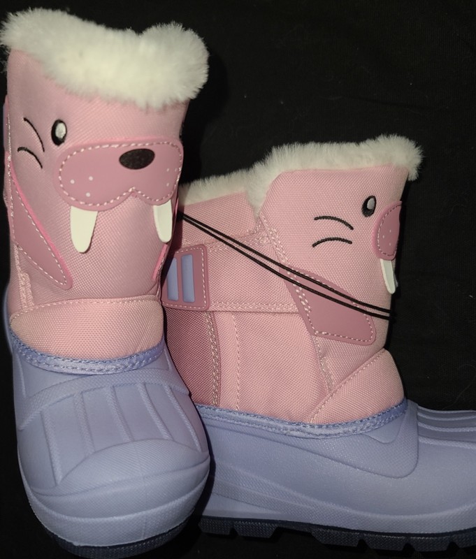 Cat & Jack unicorn winter boots  pink and lavender size 9 toddler NWT