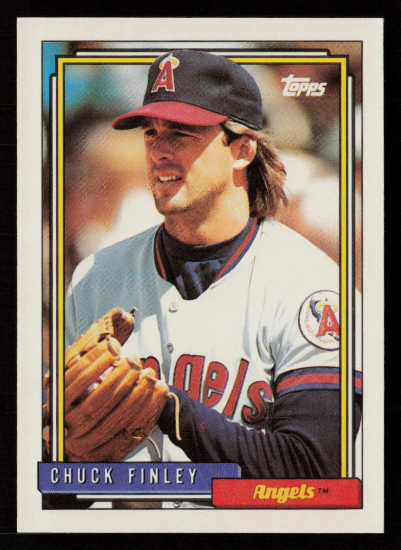 Chuck Finley trading card