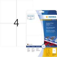 100Er Multipack Herma 4697 Folien-Etiketten 105 X 148 Mm Weiß 100 St. Extra