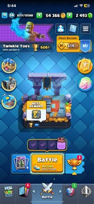 Clash Royale | 6k trophies + 3 evos| Majority Cards   | Tons of Emotes  
