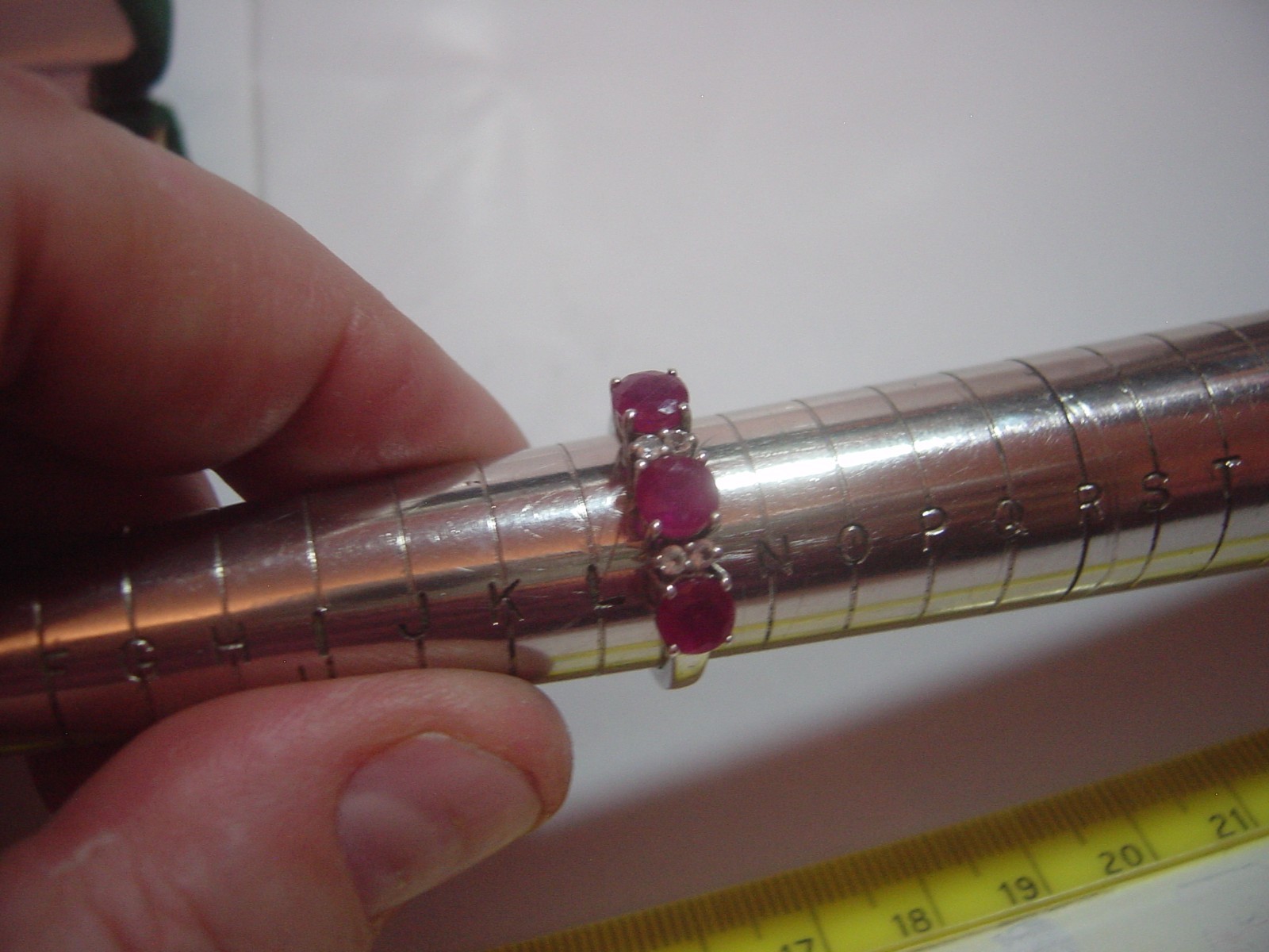 beautiful Solid Silver Ring-natural superb myanma… - image 16