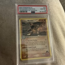 Pokemon Team Magma's Rhydon Magma Vs Aqua Reverse Holo Rare #22 PSA 10 Gem Mint on eBay