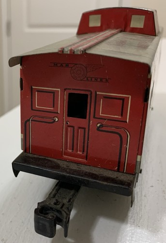 Marx train - 7 inch 3855 Monon Caboose - Knuckle Coupler | eBay