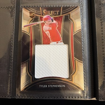 Tyler Stephenson 2021 Panini Select Rookie Jumbo Swatches #RJS-TS Cincinnati