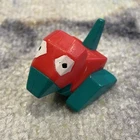 Pokémon PORYGON Mini Figure Toy Finger Puppet Nintendo Vintage 1.5" A