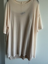 Yours Beige Top With Vest Under Size 20